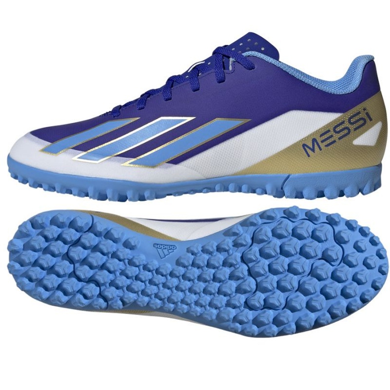 Adidas X Crazyfast Club Messi Tf ID0726 skor blå