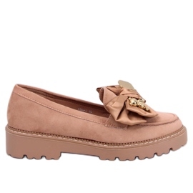 Pennsy Camel mockasiner med en dekorativ nallebjörn brun