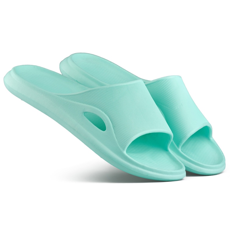 Poolflipflops för damer grön