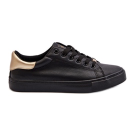 Damsneakers Eco Leather Black Tiraelle svart