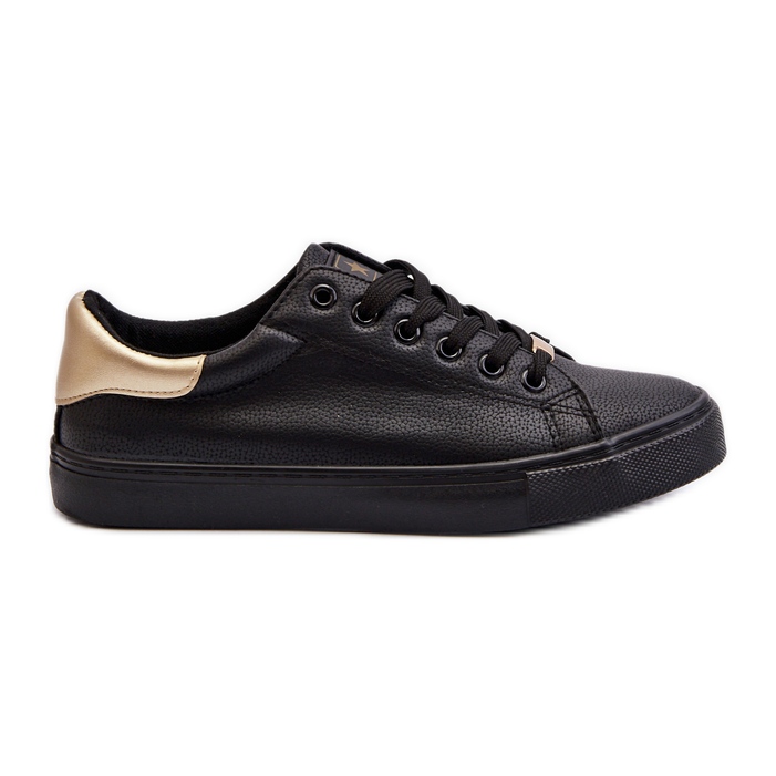 Damsneakers Eco Leather Black Tiraelle svart