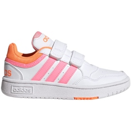 Adidas Hoops 3.0 Cf C Jr H03862 skor vit