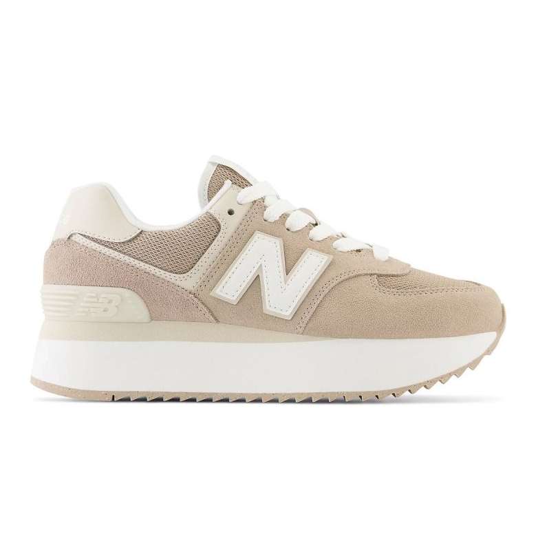 New Balance W WL574ZSM skor beige