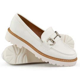 Vita platåskor för kvinnor