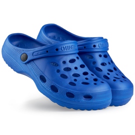 Marinblå Kroksy flipflops