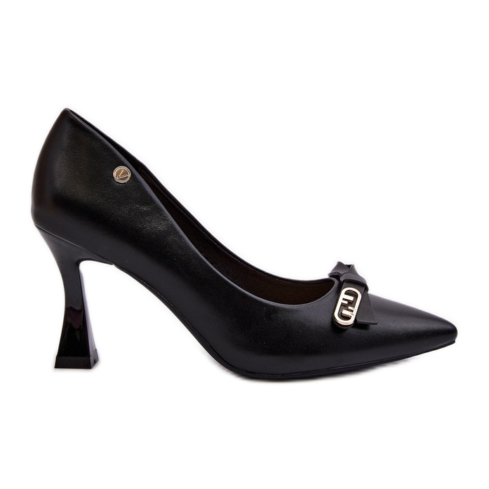 Vinceza Eco Leather Spikes Svart Kismetti