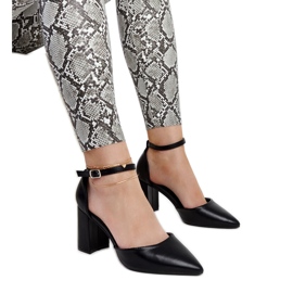 Svarta Artje högklackade pumps