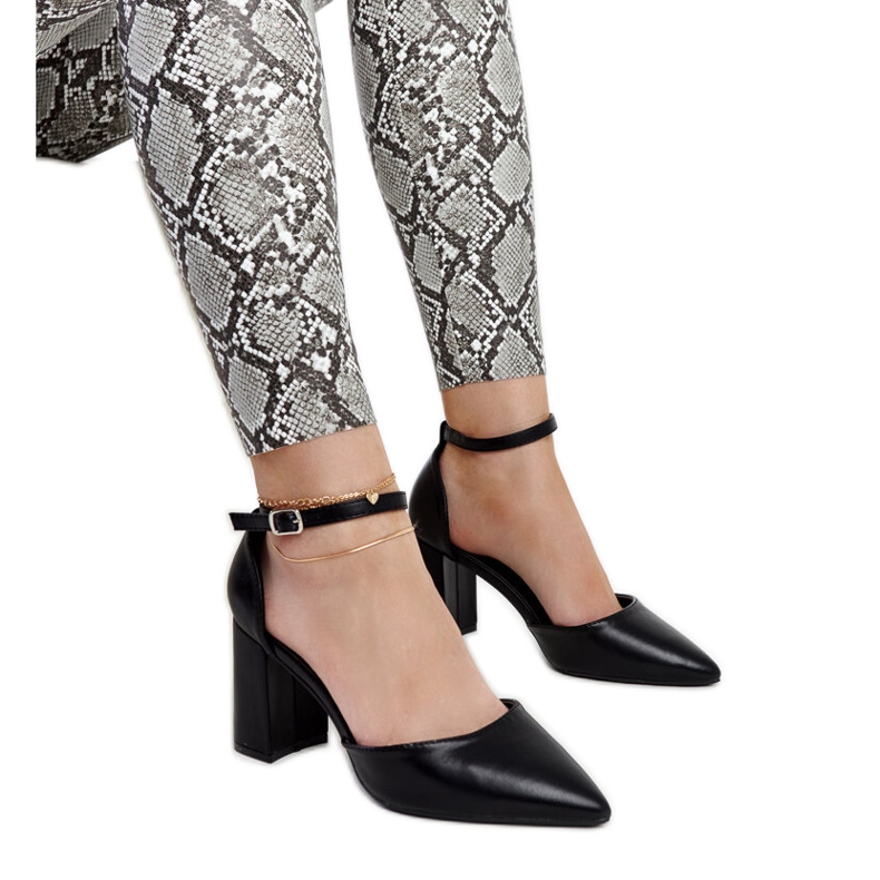 Svarta Artje högklackade pumps