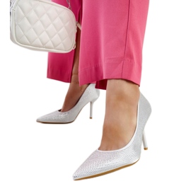 Liena silver höga klackar