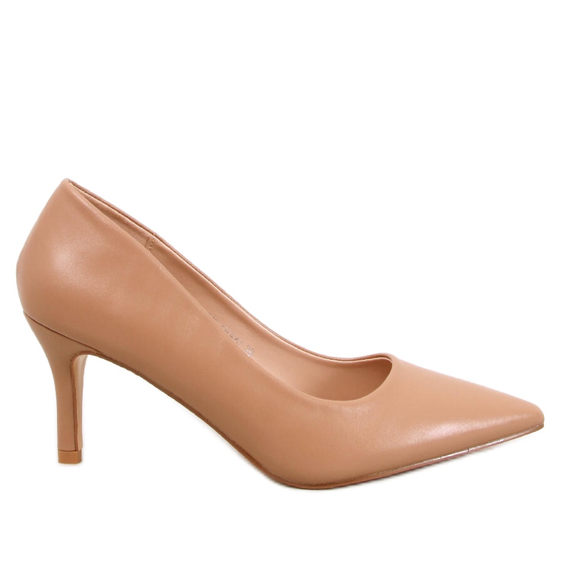 Lauryn Khaki lågklackade pumps beige