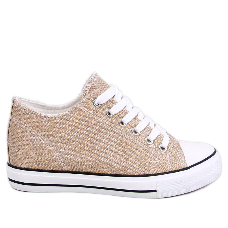 Foss Golden wedge sneakers gyllene