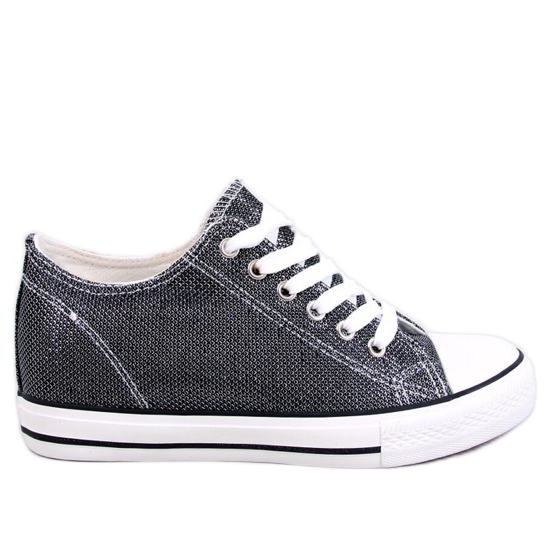 Foss Black wedge sneakers svart