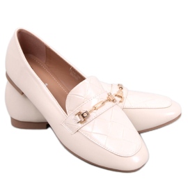 Jennie Beige loafers för dam