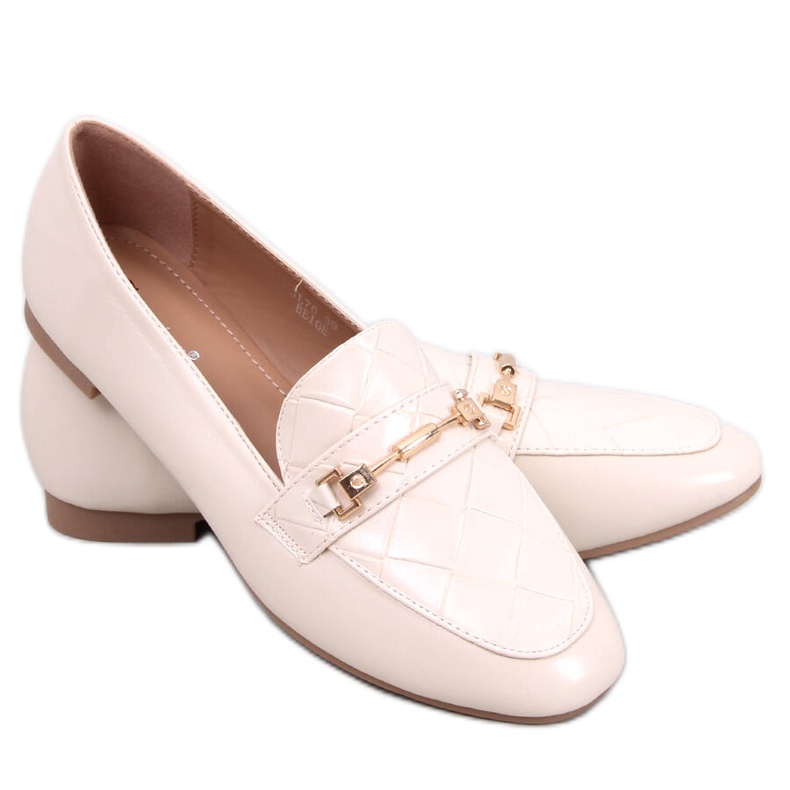 Jennie Beige loafers för dam