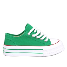 Moorel Green dubbelsula sneakers grön