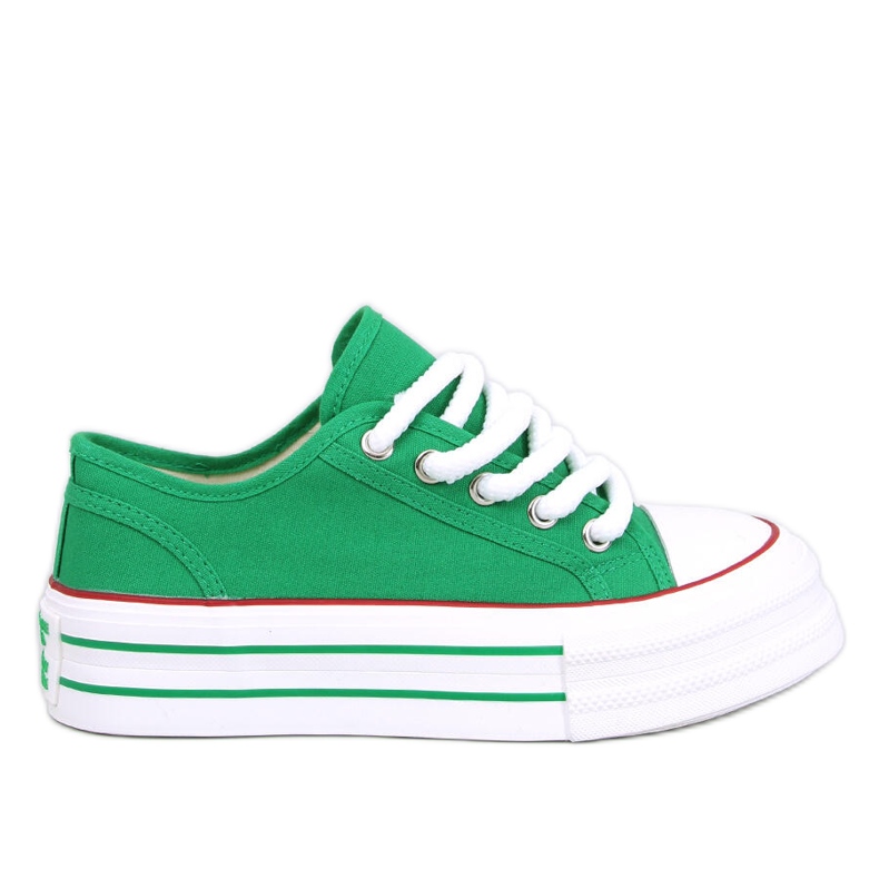 Moorel Green dubbelsula sneakers grön