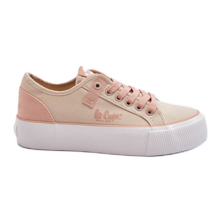 Lee Cooper LCW-24-31-2196 Sneakers i tyg för damer, beige