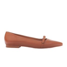 Marco Shoes Helens ballerinor brun