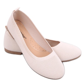 Cavaday Beige sockballerinor