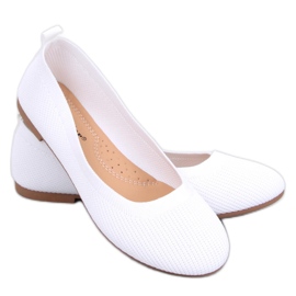 Cavaday White sockballerinor vit