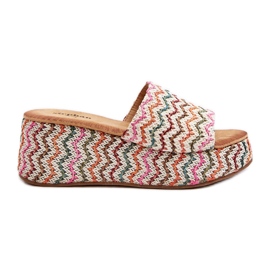 Klädd flip-flops för kvinnor Vita Vanarila