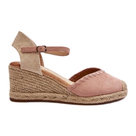 Mocka Espadrillesandaler med fläta Rosa Raylin