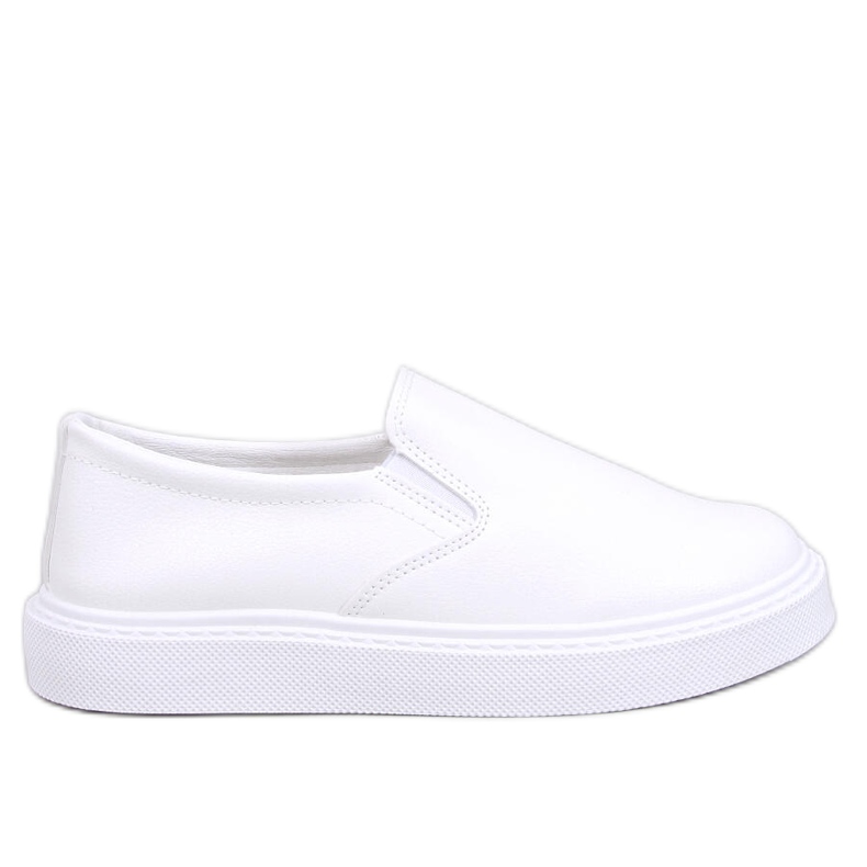 Allams White slip-on sneakers vit