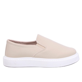 Allams Beige slip-on sneakers