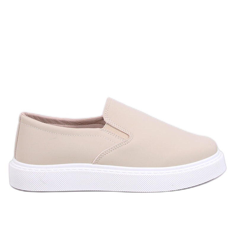 Allams Beige slip-on sneakers