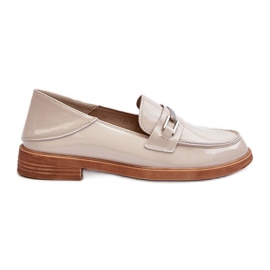 Vinceza Dampatent Beige Nurea Mockasiner