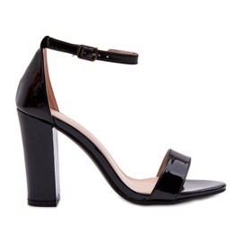 Svarta Thakko sandaler med hög klack