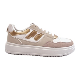 Beige Regines Låga Sneakers för kvinnor