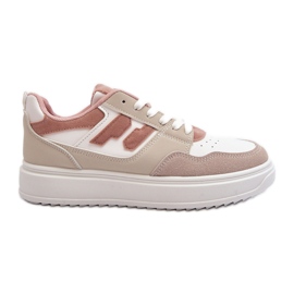 Beige Regines Låga Sneakers för kvinnor