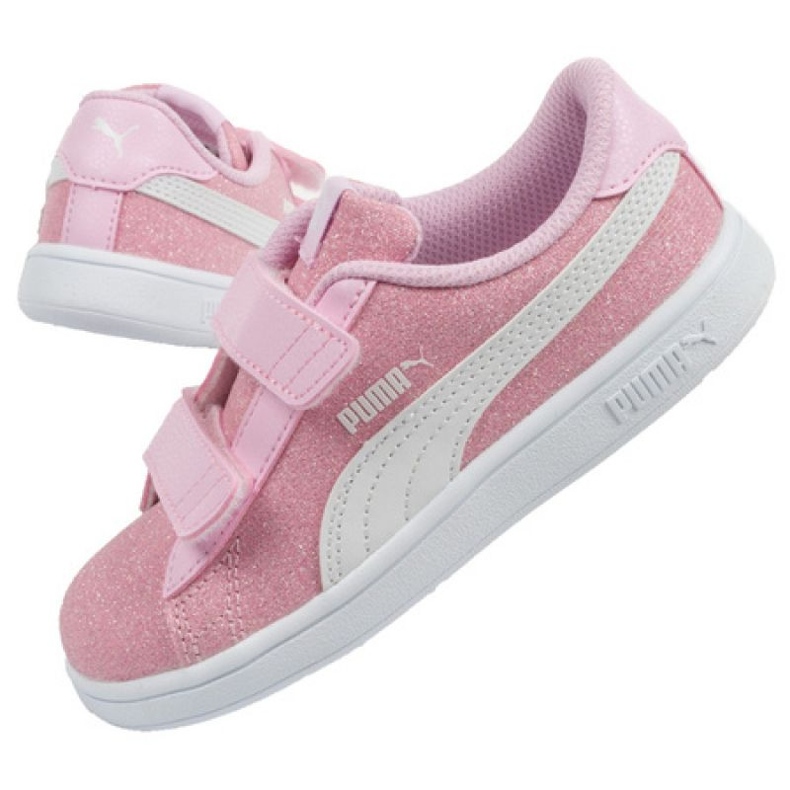 Puma Smash skor 367380 33 rosa