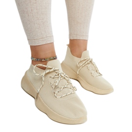 Beige Roshni sport sneakers