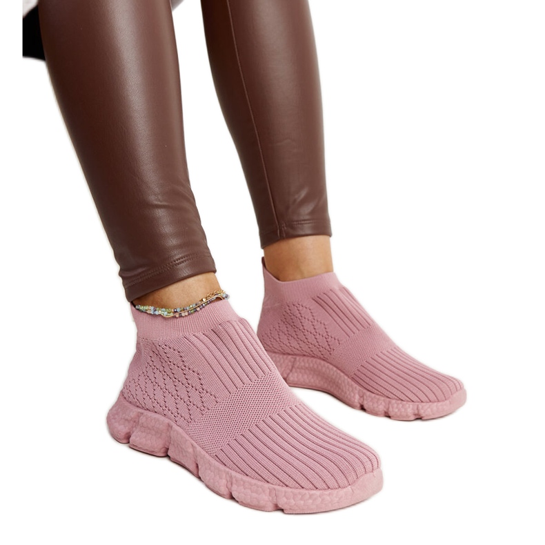 Rosa lätta sportsneakers från Vaclav