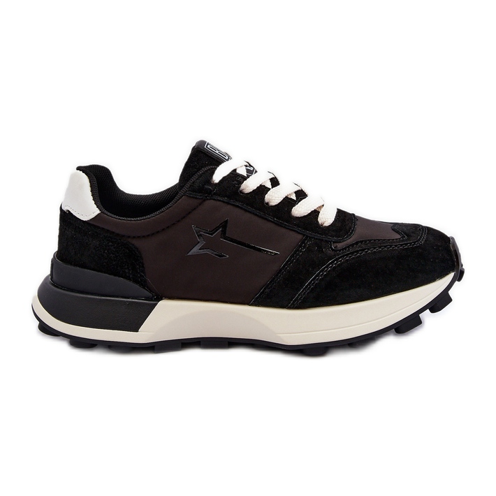 Skinnsneakers för kvinnor Big Star NN274963 Svart