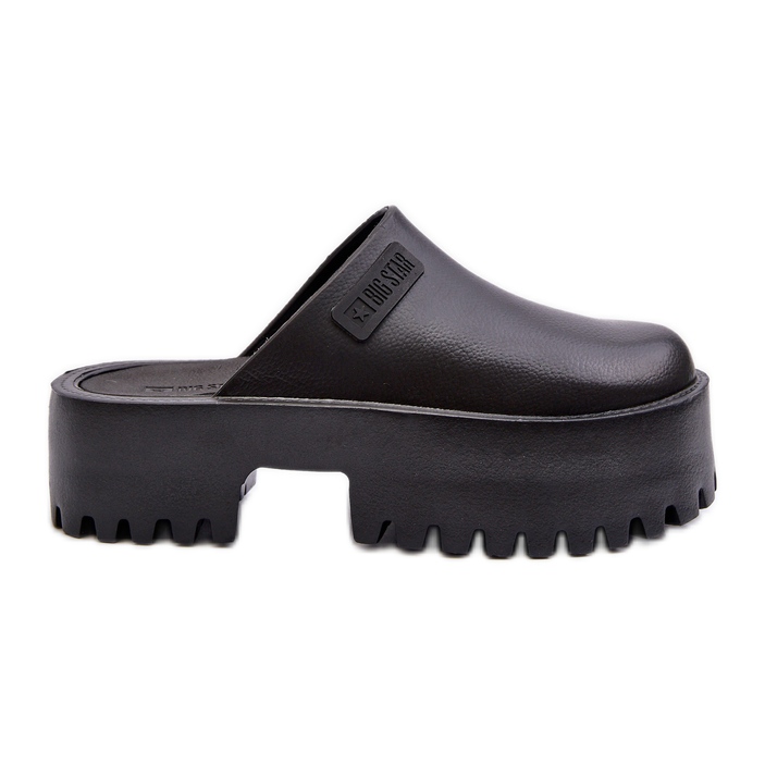Damflip-flops med massiv sula Big Star NN274014 Svart