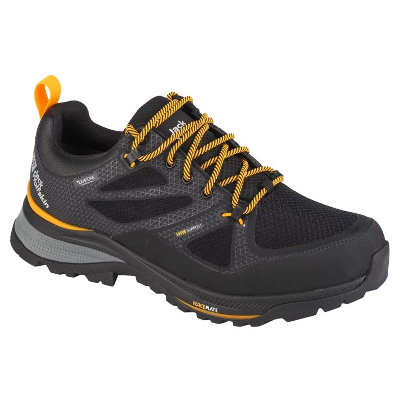 Jack Wolfskin Force Striker Texapore Low skor 4038843-6055 svart