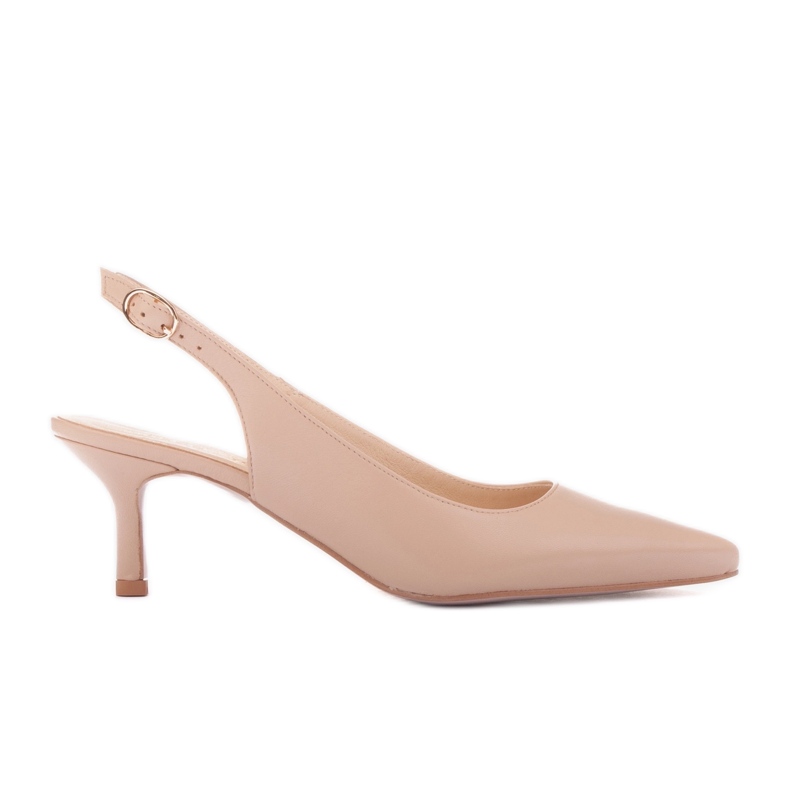 Marco Shoes Merida höga klackar beige