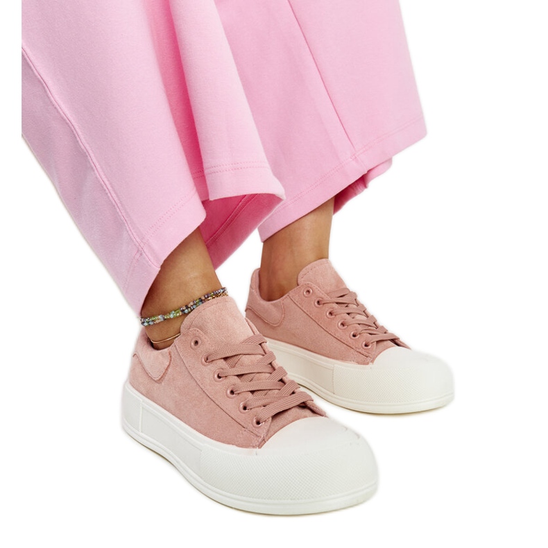 Rosa Agathe platåsneakers