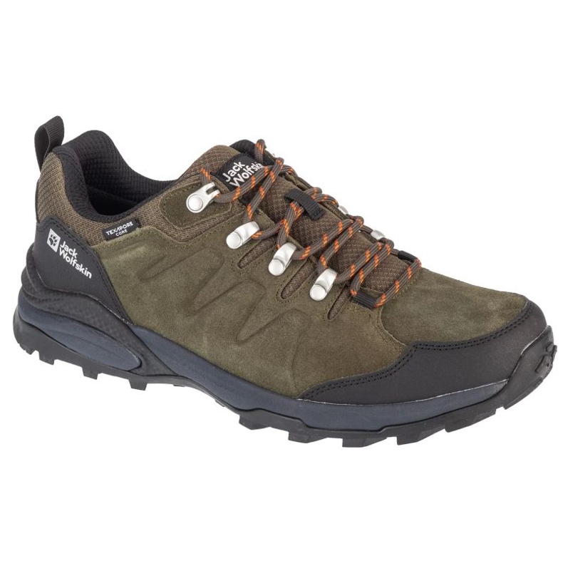 Jack Wolfskin Refugio Texapore Low M skor 4049851-4287 grön
