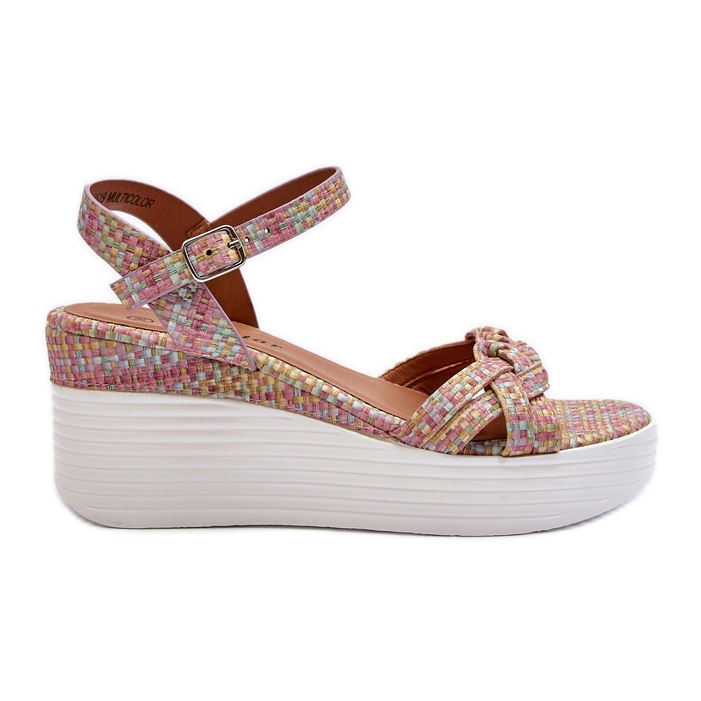 Esinna Multicolor Wedge Sandaler mångfärgad