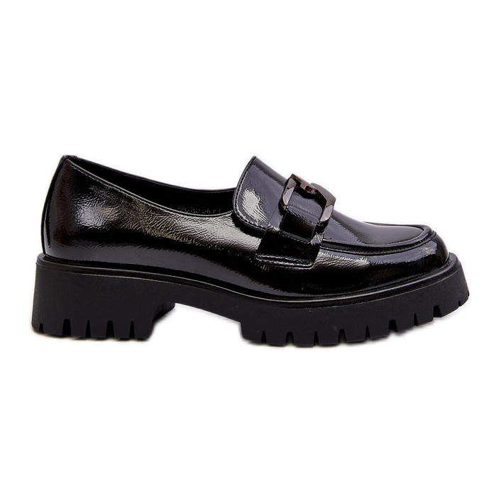 Vinceza Lackmockasiner för kvinnor Svarta Santtes