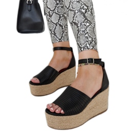 Svarta Nives espadrillor