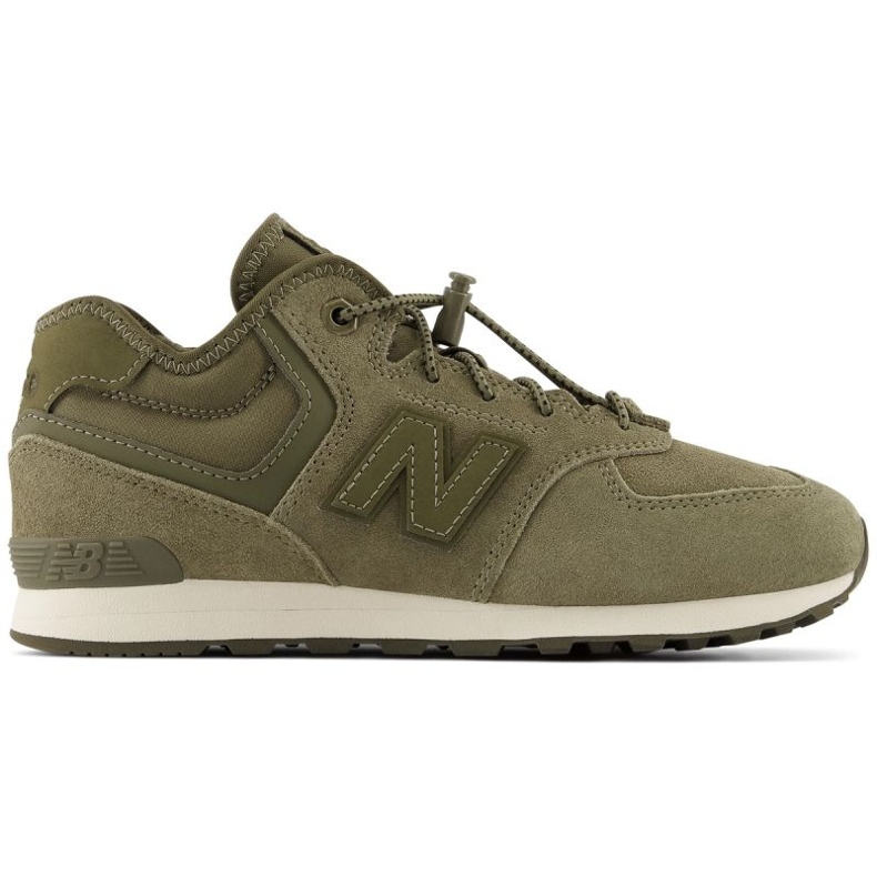 New Balance W JrGV574HG1 isolerade skor grön