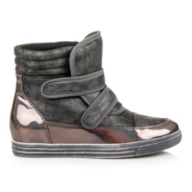 Show It Högblanka sneakers grå