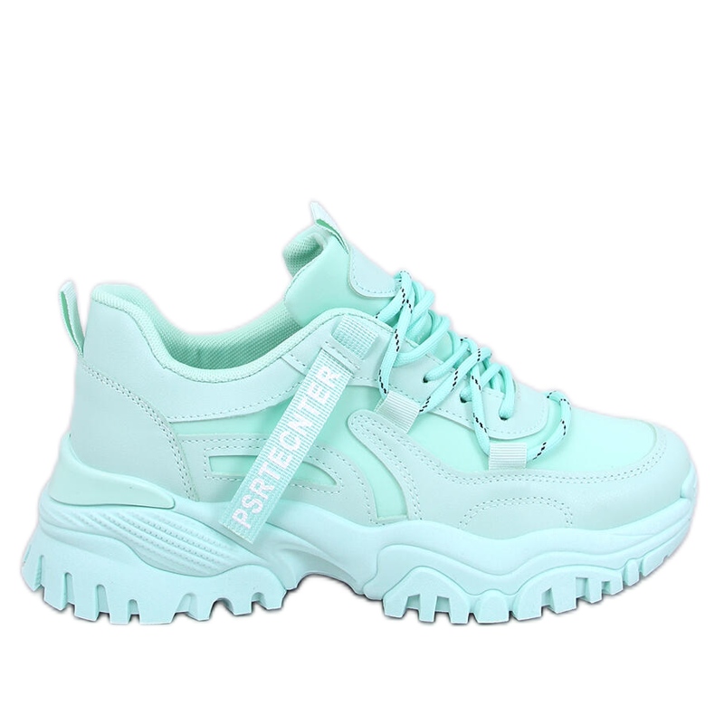 Bains Green wedge sneakers grön