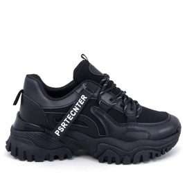 Bains Svarta wedge sneakers