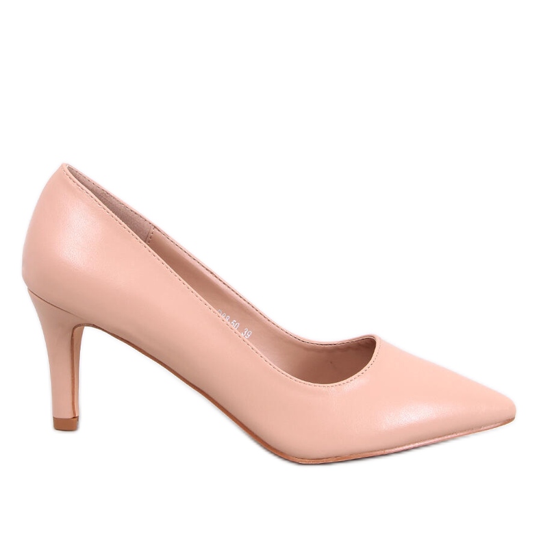 Greave Nude pumps med låg klack beige